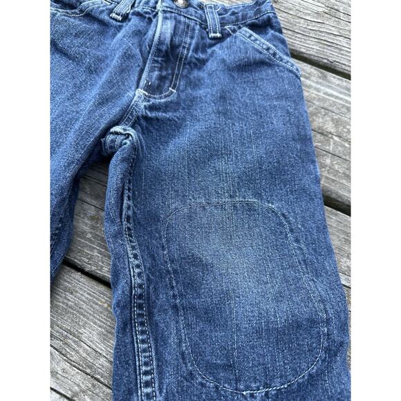 OshKosh Toddler Boys Fleece-Lined Jeans 2/2T Denim Reinforced Knees - Picture 2 of 10